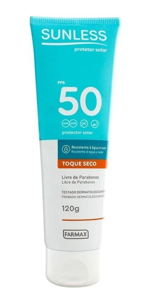 Protetor Solar Sunless - Toque Seco FPS 50 - 120g


