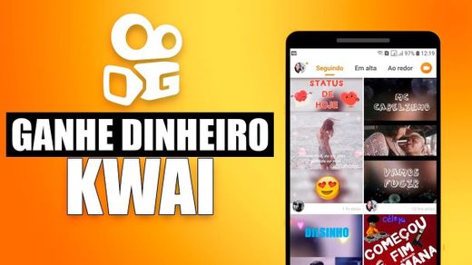 Ganhar dinheiro baixando o Kwai! https://m.kwai.app/s/t8eIJi