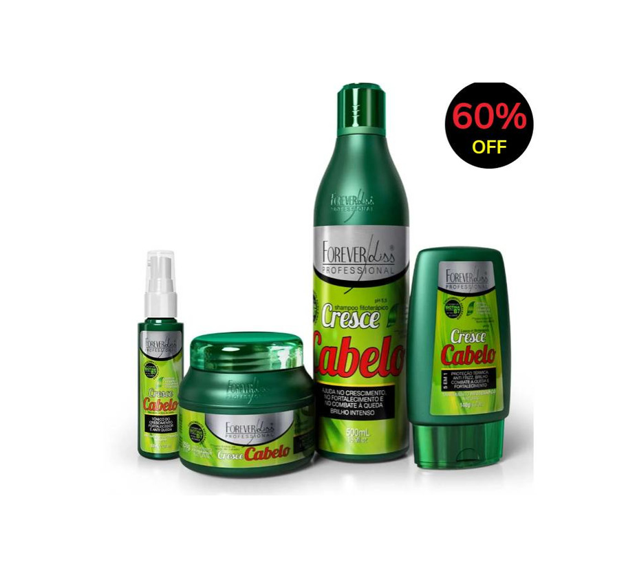 Kit cresce cabelo completo Forever liss