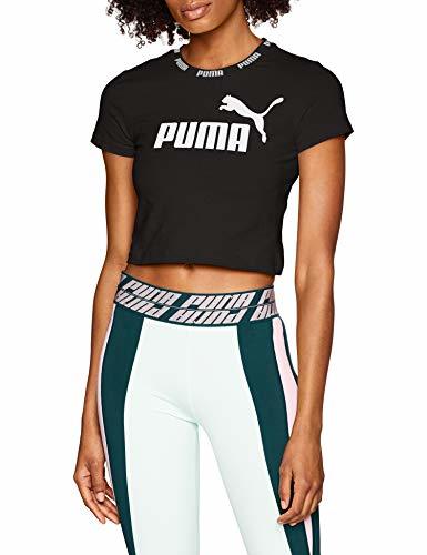 Producto PUMA Amplified Cropped tee Camiseta, Mujer, Negro