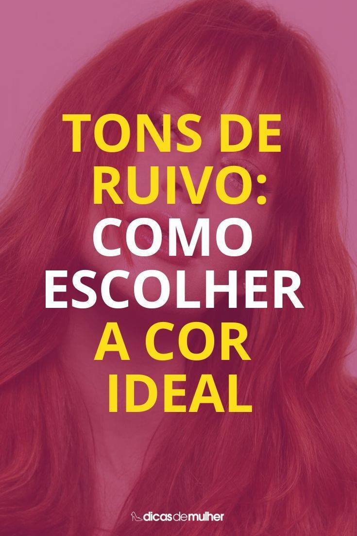 Moda Ruivo como escolher a cor ideal 