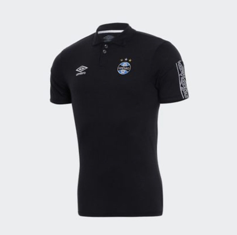 Producto Camisa Polo Umbro Grêmio 2020 Viagem Preta Masculina 