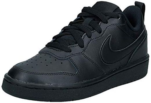 Nike Court Borough Low 2, Gymnastics Shoe Unisex-Child, Black