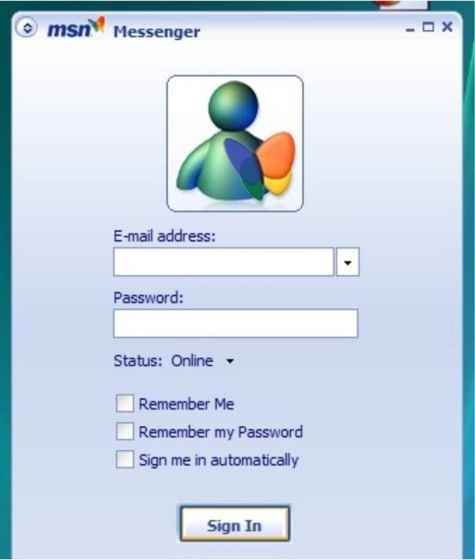 Moda MSN Messenger