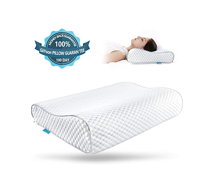 Product Power Of Nature Almohada Cervical Viscoelastica - Almohada Ortopedica Diseño Ergonómico Terapéutico