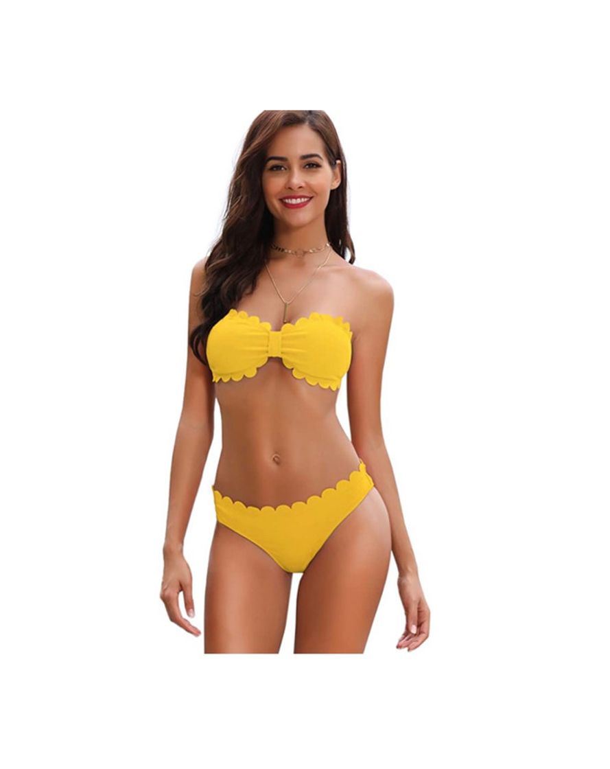 Products Bikini bordado amarelo