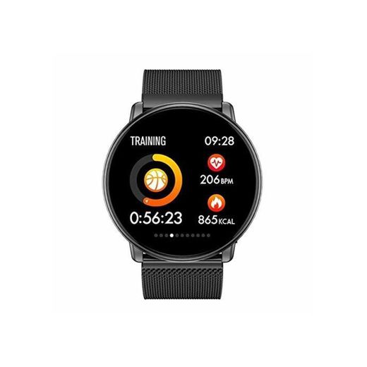 QXYOUNGB Reloj Inteligente de Moda Frecuencia cardíaca Monitoreo del sueño Pulsera Bluetooth