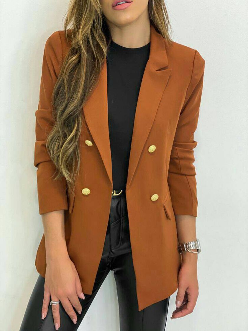 Social Blazer caramelo