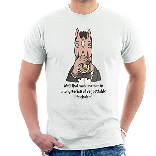 Lugar Cloud City 7 Bojack Horseman Regrettable Life Choices Men's T-Shirt