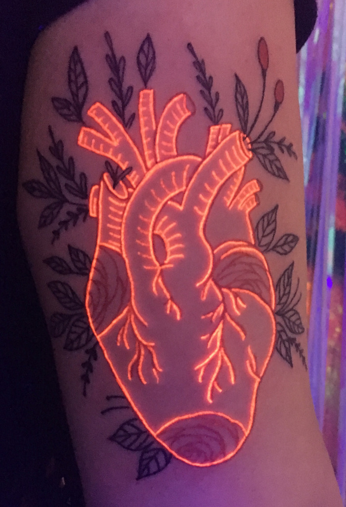 Fashion Tatuagem neon 