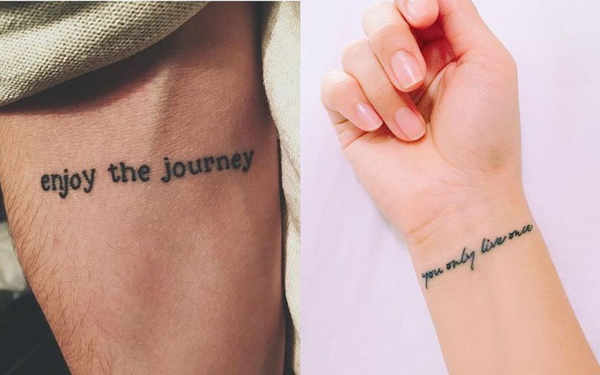 Fashion Tatuagens frases