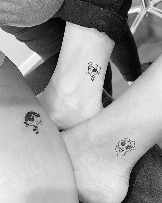 Fashion Tatuagem de amigas