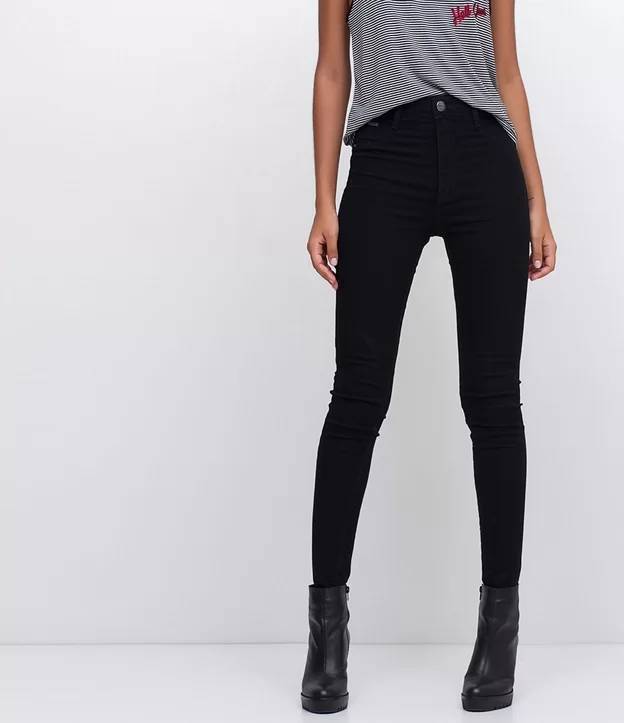 Moda Calça Skinny Preta