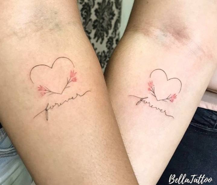 Fashion "Para sempre"  Tattoo para fazer com a best friend😍