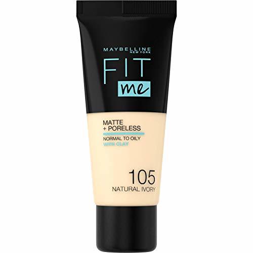 Belleza Maybelline Base de maquillaje Fit Me Mate & poreless 105 Natural Yvory