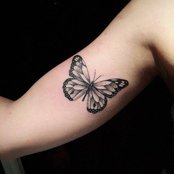Social Mariposa tattoo