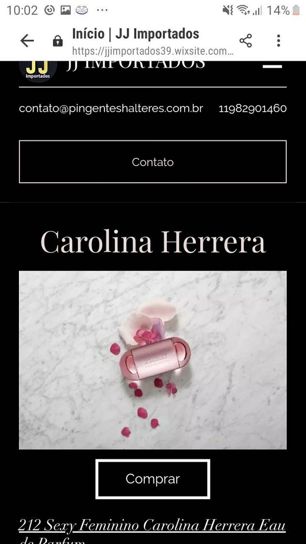 Product 212 Sexy Feminino Carolina Herrera - Home