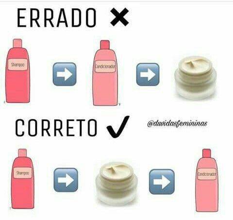 Social Shampoo>enxágue>máscara>enxágue>condicionador>enxágue 