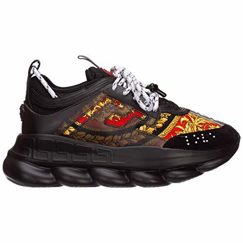 Social Versace Hombre Chain Reaction Zapatillas Nero 42 EU