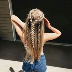 Fashion Cabelo com trança 