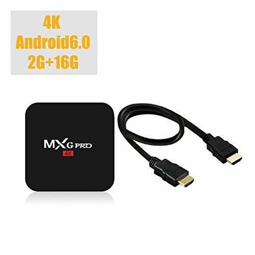 JIUY MXG-Pro TV Box Android 6.0 Quad Core Network HD TV Box