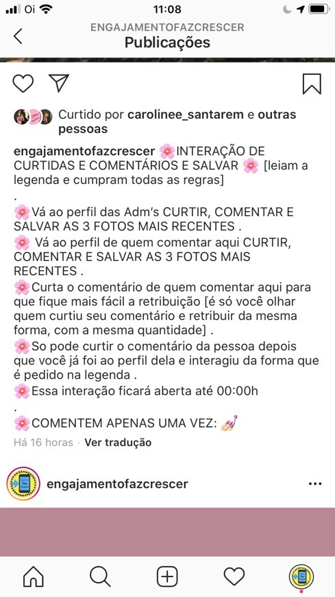 Engajamento é tudo!!!🥰