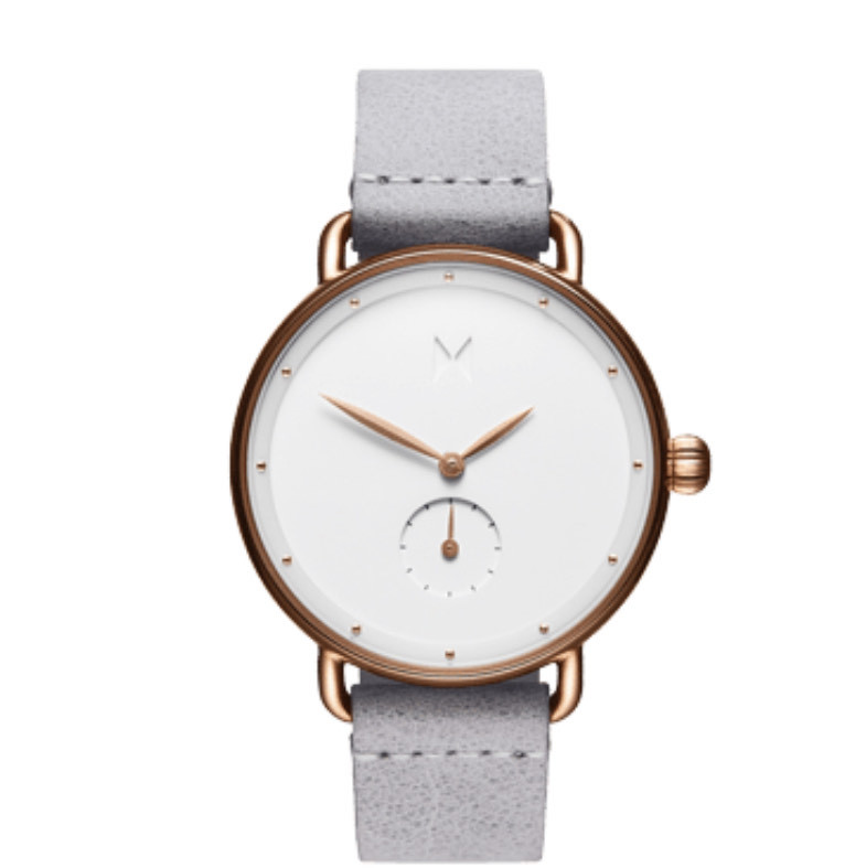 Relógio MVMT Feminino Couro Cinza - D-FR01-RGGR