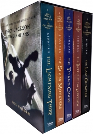 Percy Jackson 5 Books Collection Set Pack The Lightning Thief New