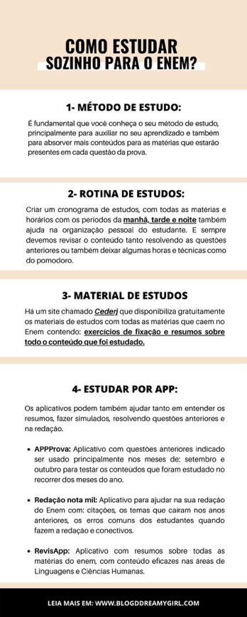 Moda Como estudar sozinho?