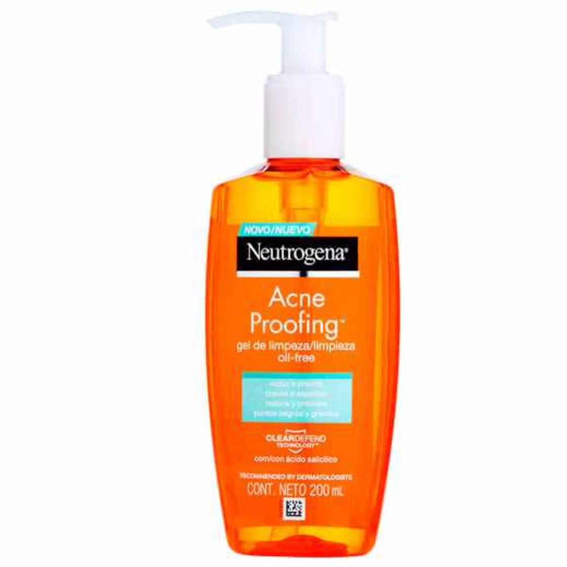 Fashion Gel de Limpeza Neutrogena Acne Proofing 200ml | Drogasil