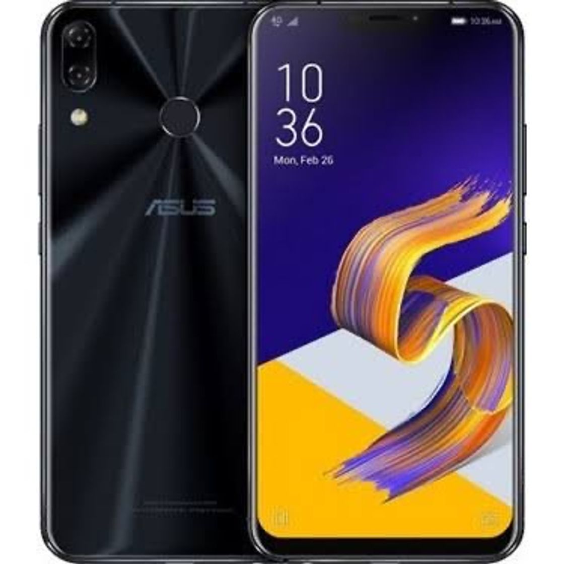 Fashion Zenfone 5 Preto Asus com Tela de 6,2”, 4G, 64 GB e Câmera de