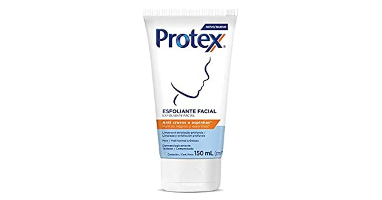 Moda Esfoliante facial protex contra cravos e espinhas 