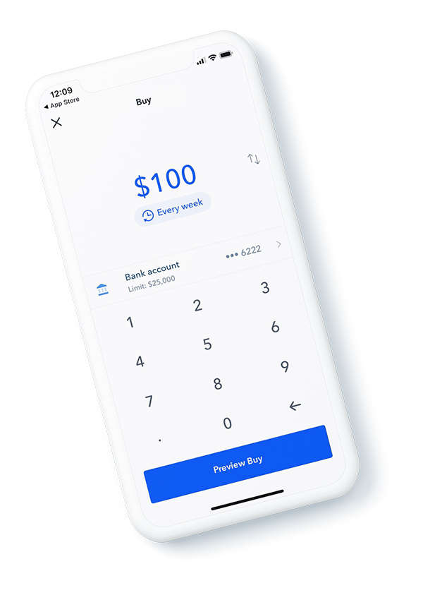 App Coinbase - Compra Bitcoin