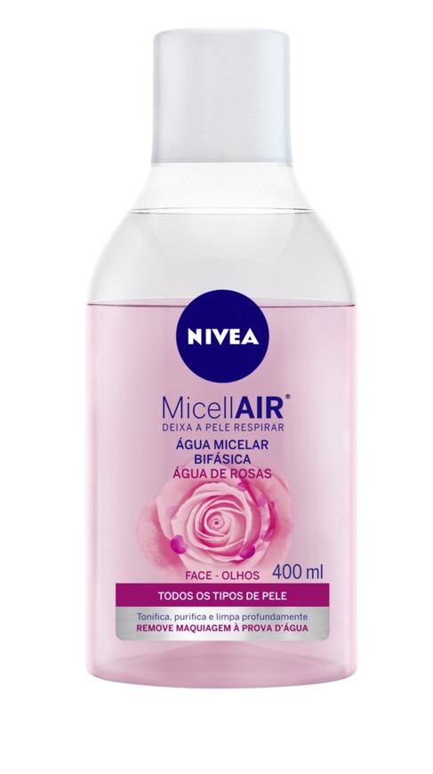 Fashion Água mincelar bifásico com água de rosas Nivea