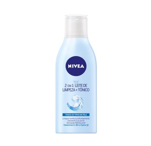 Tônico facial e leite de limpeza Nivea 