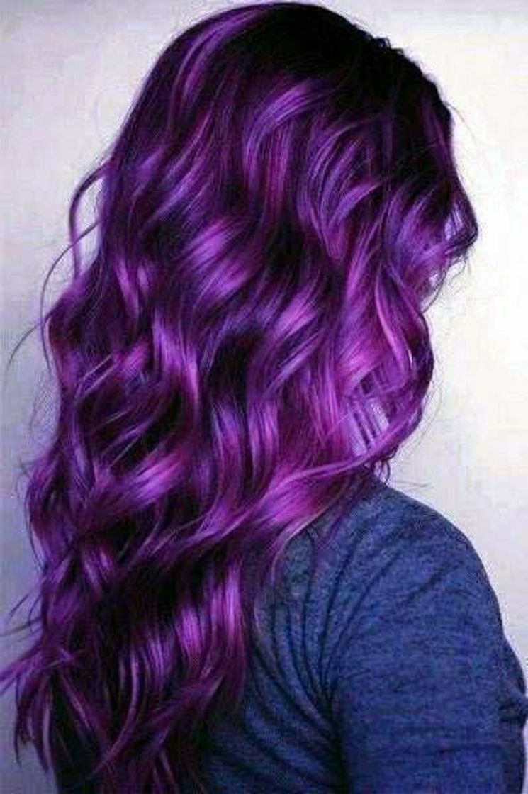 Fashion purple hair