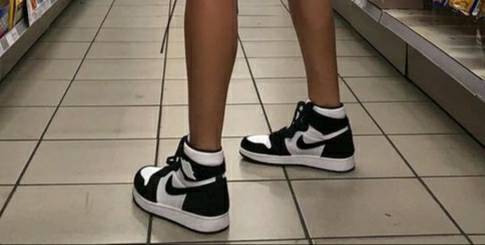 Fashion Air Jordan 1 Retro High OG "panda"