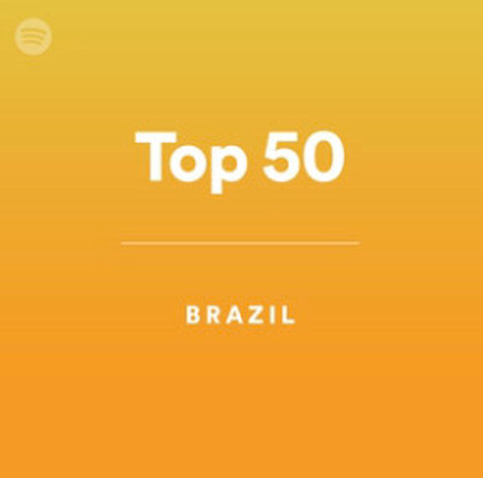 Canción As 50 mais tocadas do Brasil 