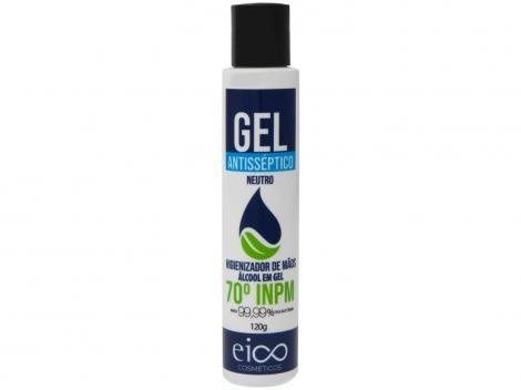 Álcool em Gel 70% de Bolsa Antisséptico Neutro - 120g Eico ...