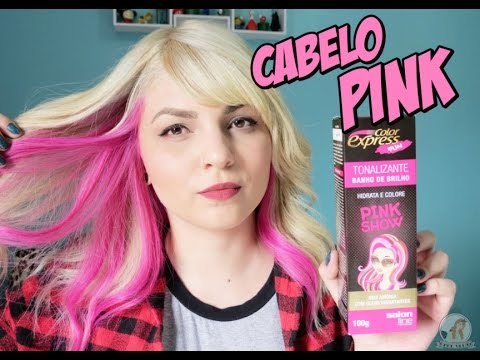 Moda DIY: como Pintar o Cabelo de Rosa - YouTube