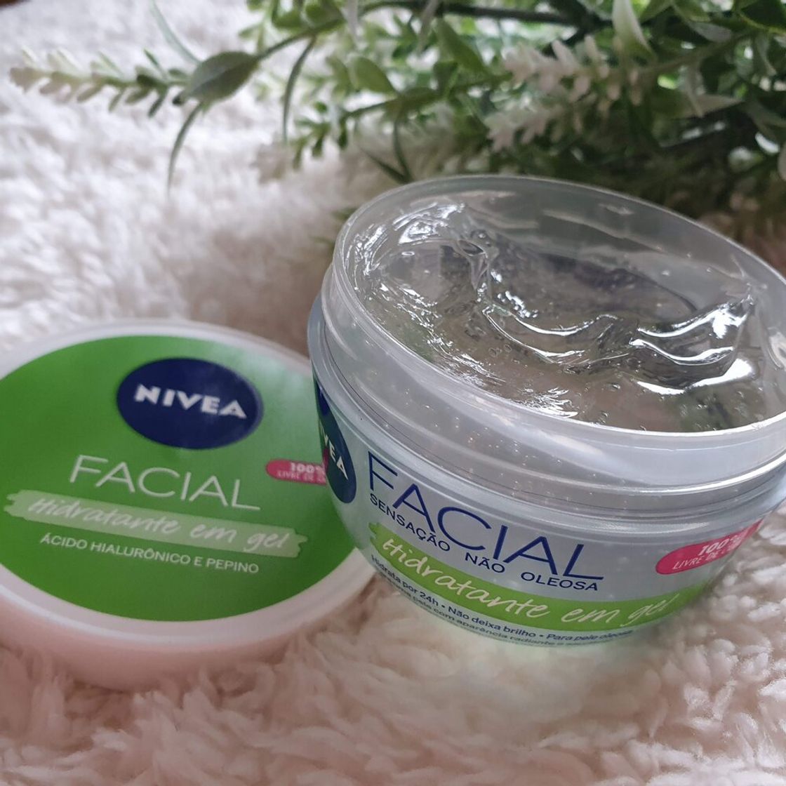 Product Hidratante Facial em Gel Nivea com Ácido Hialurônico e Pepin