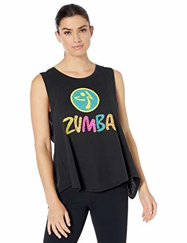 Place Zumba Fitness® Women's Sexy Open Back Breathable Workout Tank Top