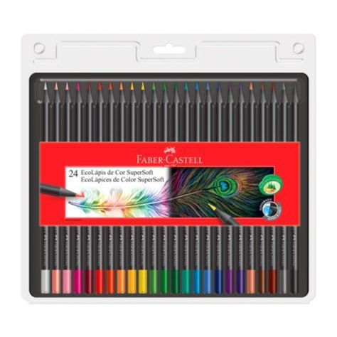 Moda Lápis de Cor, Faber-Castell, EcoLápis Supersoft