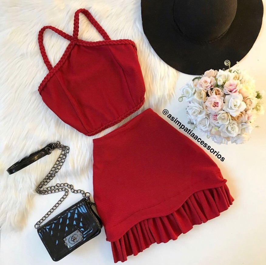 Fashion I love red ❤️