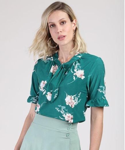 Blusa estampada floral