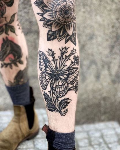 tatuagem flor