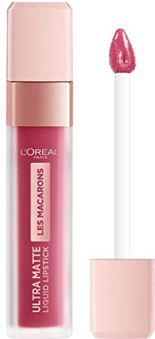 Belleza L'Oréal Paris Les Macarons 820 Praline De Paris Pintalabios Mate Permanente Rosa