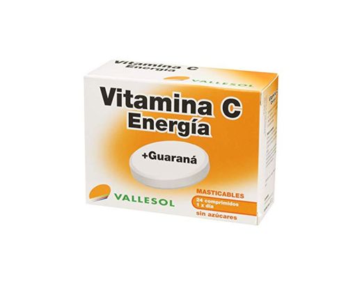 Vallesol Vitamina C y Guarana Tabletas Masticables