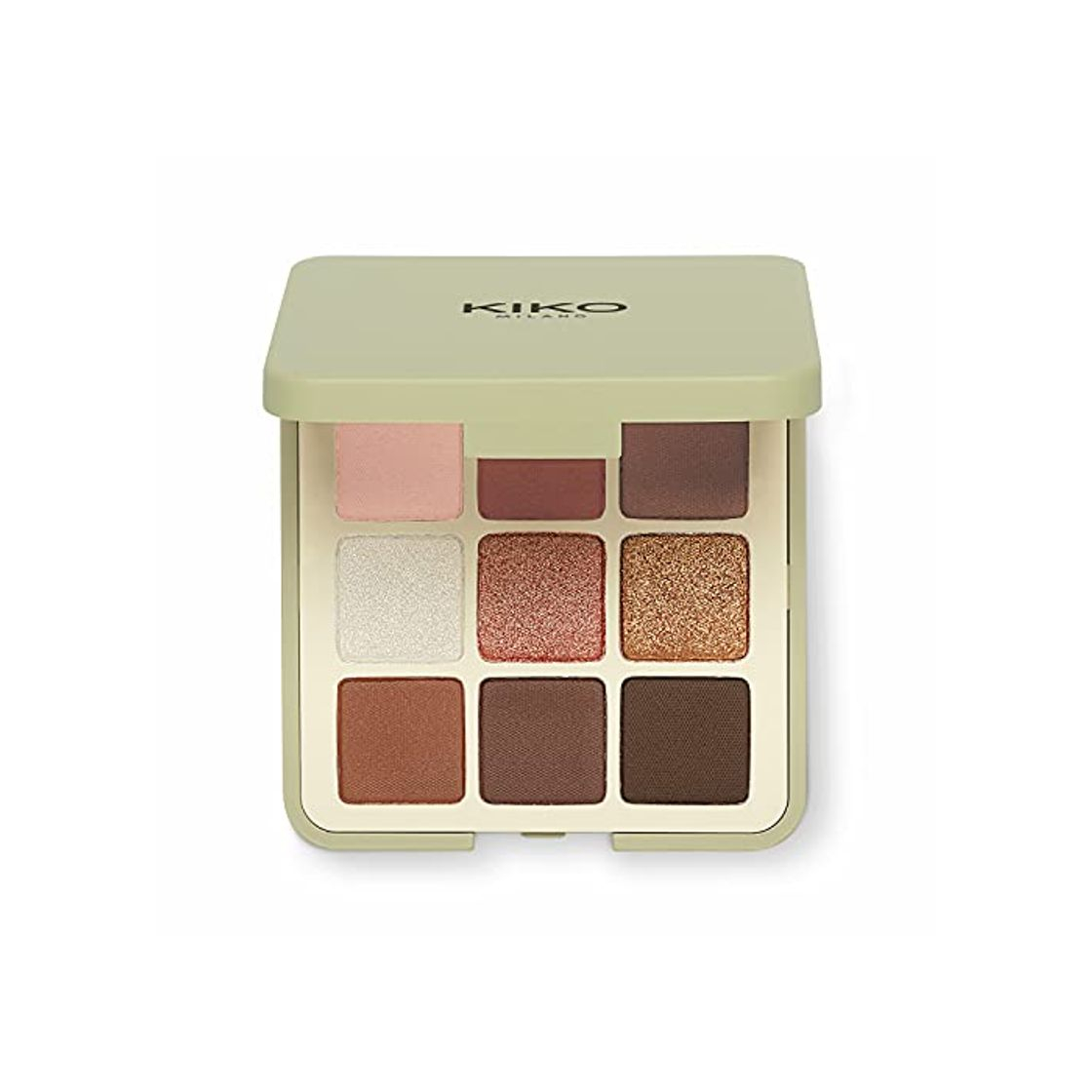 Beauty Kiko Milano Green Me Eyeshadow Palette 101 Cool Spice Paleta con 9