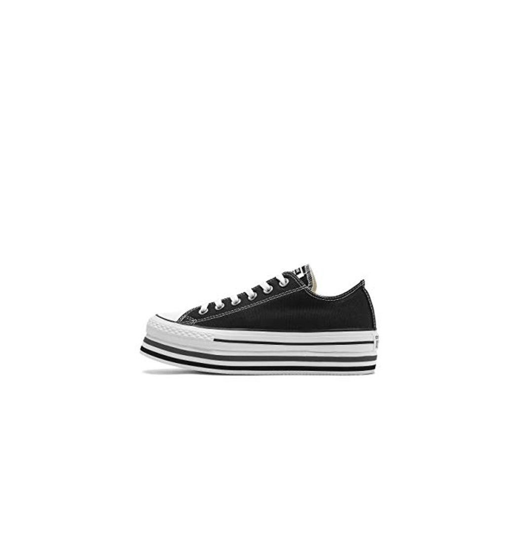 Moda CONVERSE CTAS Platform Layer Zapatos Deportivos Negro Femme 563970C